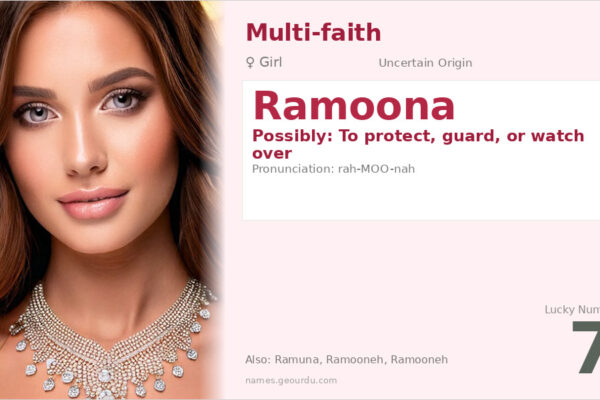 Ramoona Name Meaning — Origin, Gender & Details (2025)