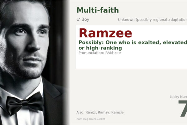 Ramzee Name Meaning — Origin, Gender & Details (2025)