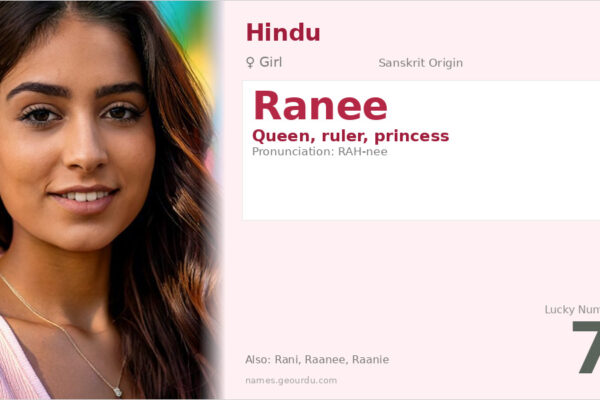 Ranee Name Meaning — Sanskrit Origin, Girl Name & Details (2025)