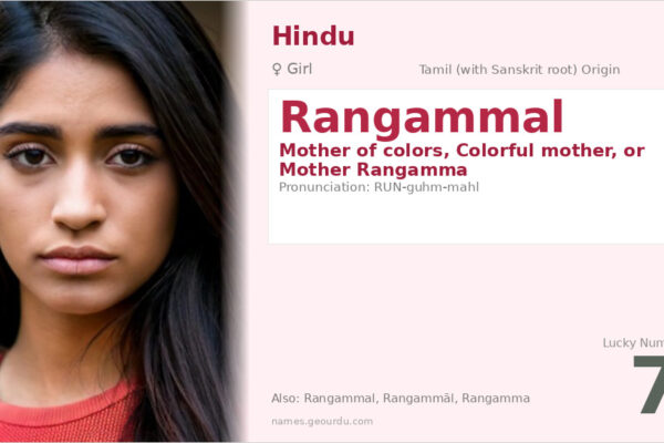 Rangammal Name Meaning — Tamil Origin, Girl Name & Details (2025)