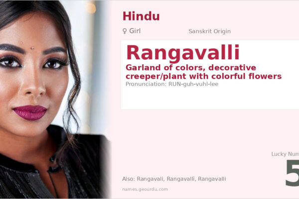 Rangavalli Meaning — Sanskrit Origin, Girl Name & Details (2025)