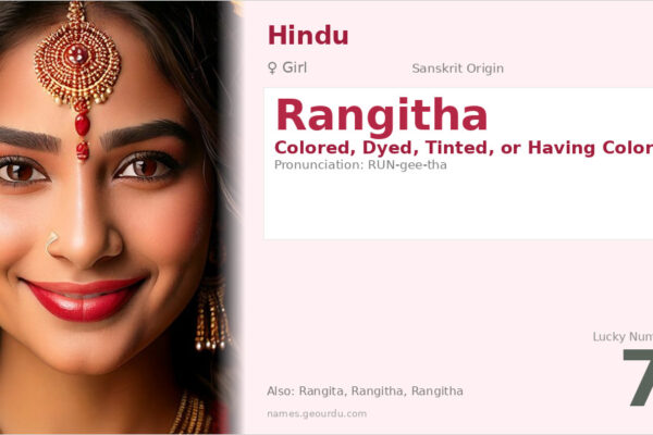 Rangitha Meaning — Sanskrit Origin, Girl Name & Cultural Significance (2025)