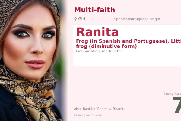 Ranita Name Meaning — Spanish Origin, Girl Name & Details (2025)