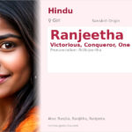 Ranjeetha Name Meaning and Details
