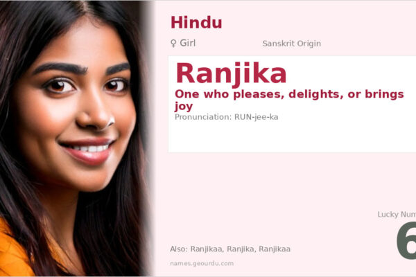 Ranjika Name Meaning — Sanskrit Origin, Girl Name & Details (2025)