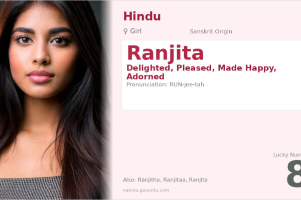 Ranjita Name Meaning — Sanskrit Origin, Girl Name & Details (2025)