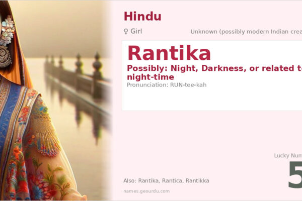 Rantika Name Meaning — Origin, Gender & Details (2025)