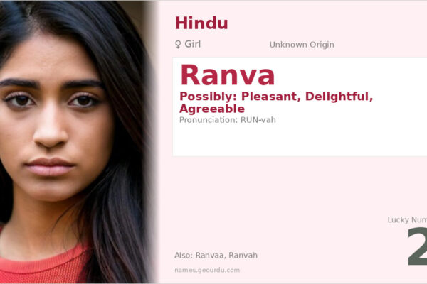 Ranva Meaning — Origin, Gender & Details (2025)