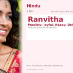 Ranvitha Name Meaning and Details