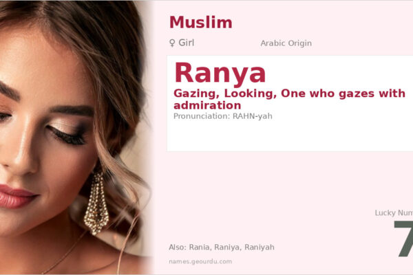Ranya Name Meaning — Arabic Origin, Girl Name & Details (2025)