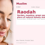Raodah Name Meaning and Details