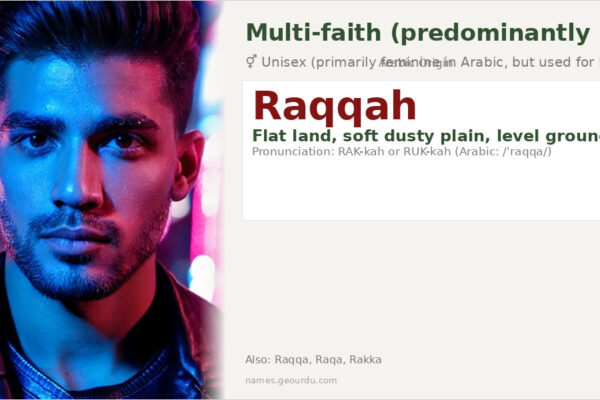 Raqqah Name Meaning — Arabic Origin, Gender & History (2025)