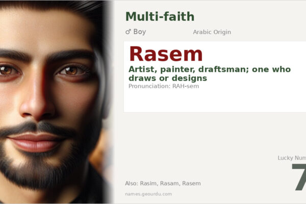 Rasem Name Meaning — Origin, Gender & Details (2025)