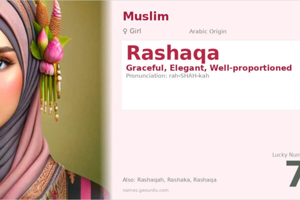 Rashaqa Name Meaning — Arabic Origin, Girl Name & Details (2025)