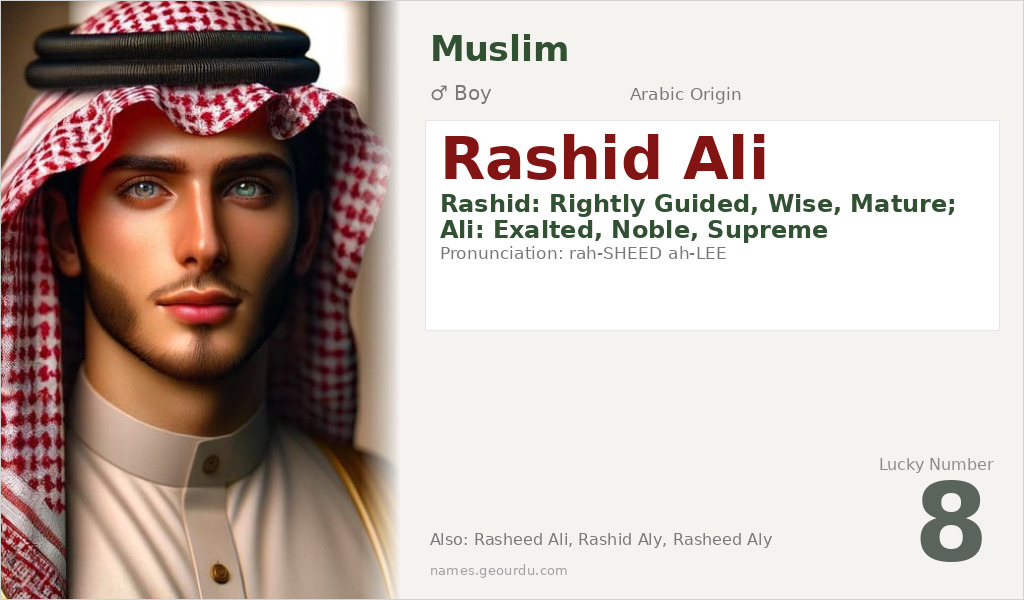 Rashid Ali Name Meaning and Details