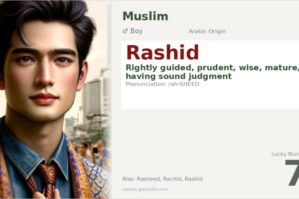 Rashid Name Meaning — Arabic Origin, Boy & Details (2025)