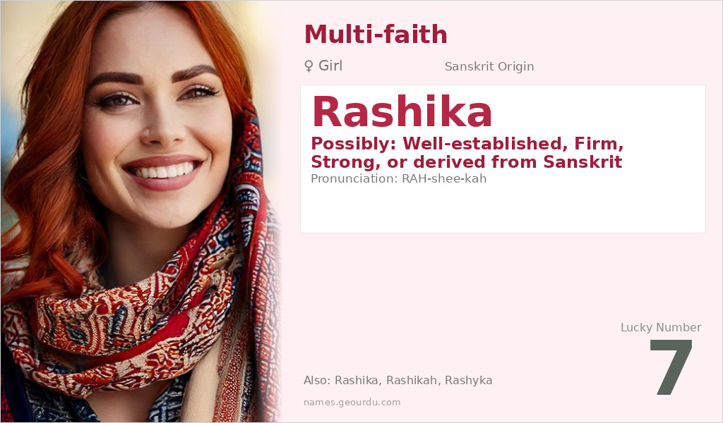 Rashika Name Meaning and Details