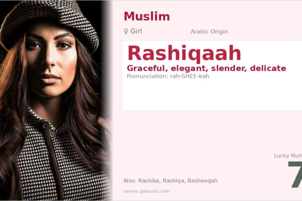 Rashiqaah Name Meaning — Arabic Origin, Girl Name & Details (2025)