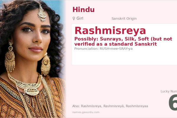 Rashmisreya Name Meaning — Origin, Gender & Details (2025)