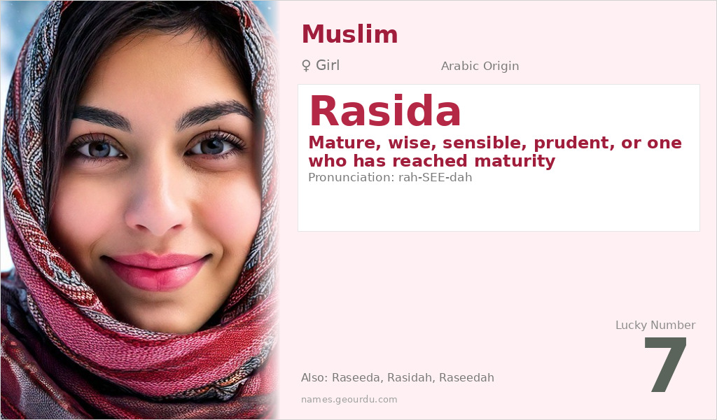Rasida Name Meaning and Details
