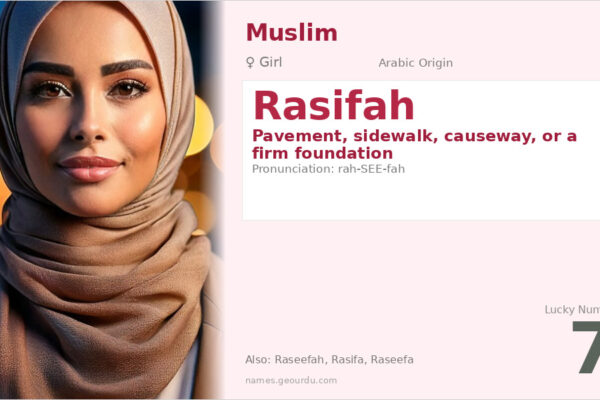 Rasifah Name Meaning — Arabic Origin, Girl Name & Details (2025)