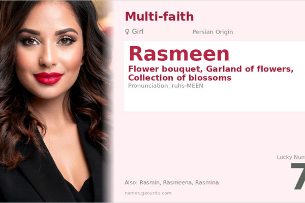 Rasmeen Name Meaning — Persian Origin, Girl Name & Details (2025)