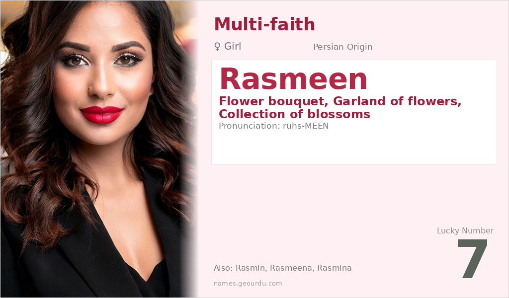 Rasmeen Name Meaning and Details
