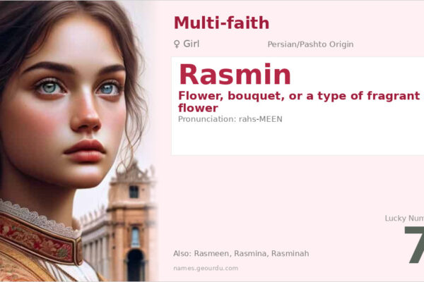 Rasmin Name Meaning — Flower Origin, Girl Name & Cultural Significance (2025)
