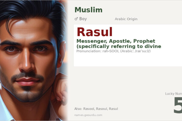 Rasul Name Meaning — Arabic Origin, Boy & Islamic Details (2025)