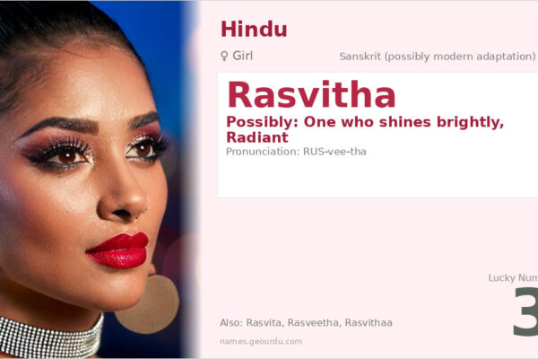 Rasvitha Name Meaning — Origin, Gender & Details (2025)