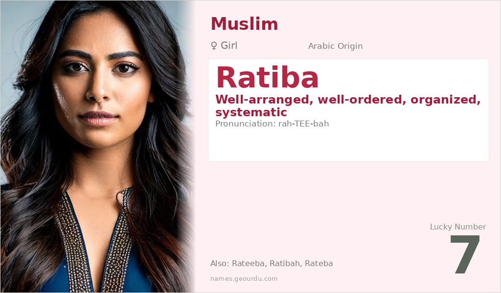 Ratiba Name Meaning and Details