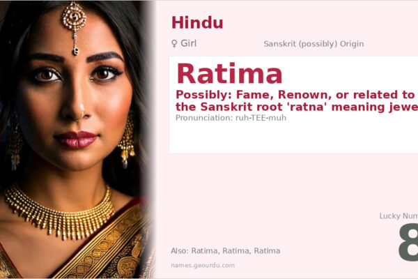 Ratima Name Meaning — Origin, Gender & Details (2025)