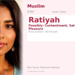 Ratiyah Name Meaning and Details