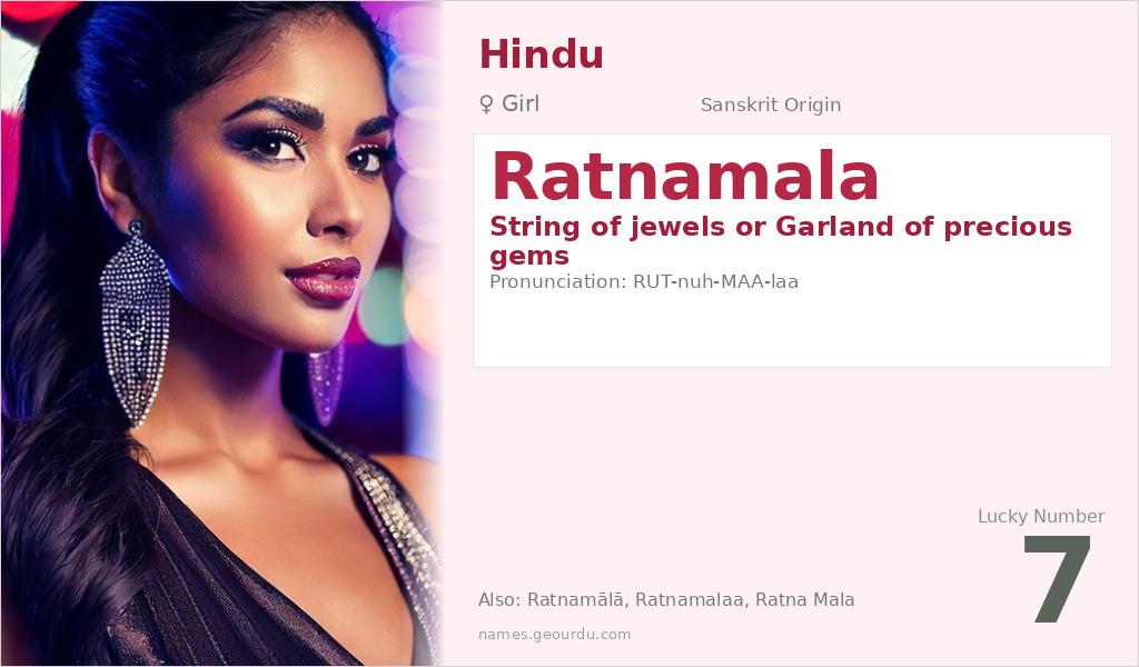 Ratnamala Name Meaning and Details