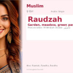 Raudzah Name Meaning and Details