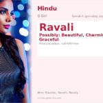 Ravali Name Meaning and Details