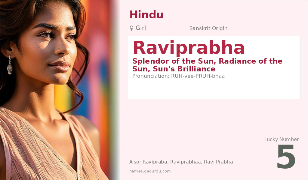 Raviprabha Name Meaning and Details