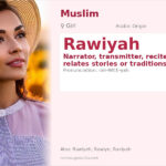Rawiyah Name Meaning and Details
