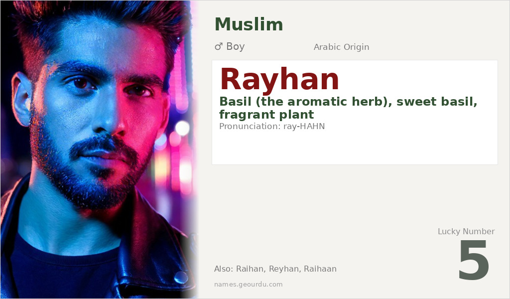 Rayhan Name Meaning and Details