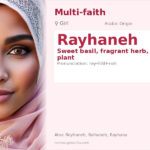 Rayhaneh Name Meaning and Details