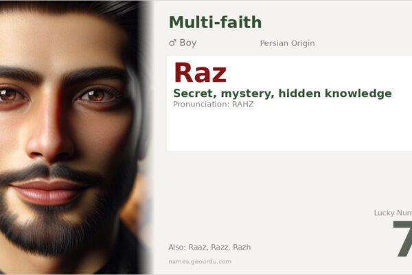 Raz Name Meaning — Persian Origin, Boy Name & Details (2025)