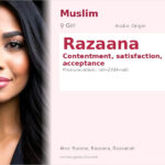 Razaana Name Meaning and Details