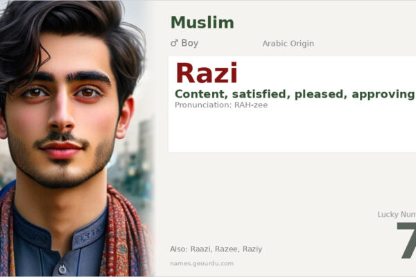 Razi Name Meaning — Arabic Origin, Boy Name & Islamic Significance (2025)
