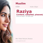 Raziya Name Meaning and Details