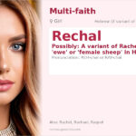 Rechal Name Meaning and Details