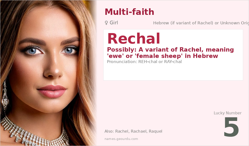 Rechal Name Meaning and Details