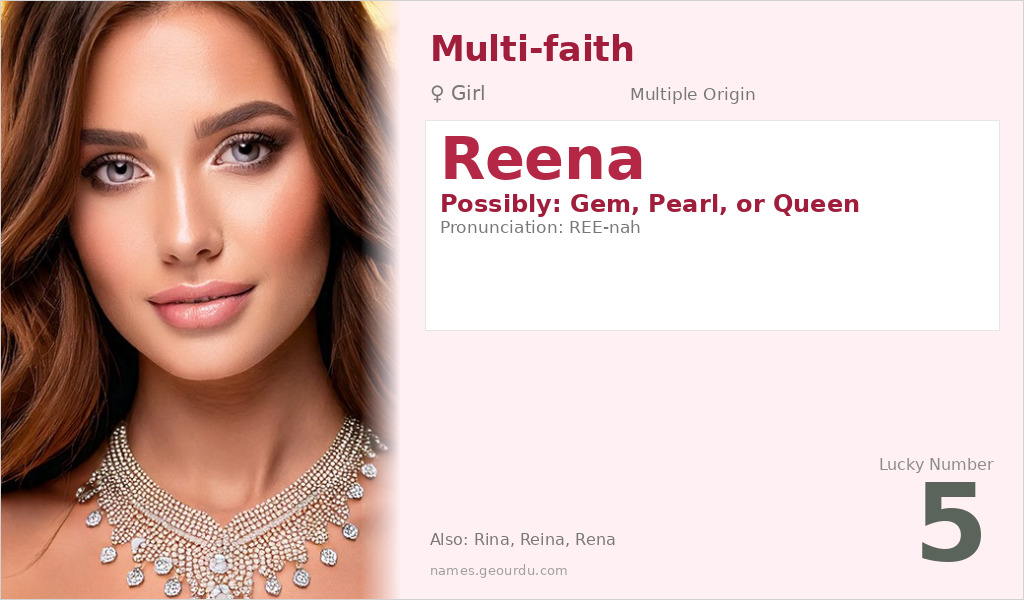 Reena Name Meaning and Details
