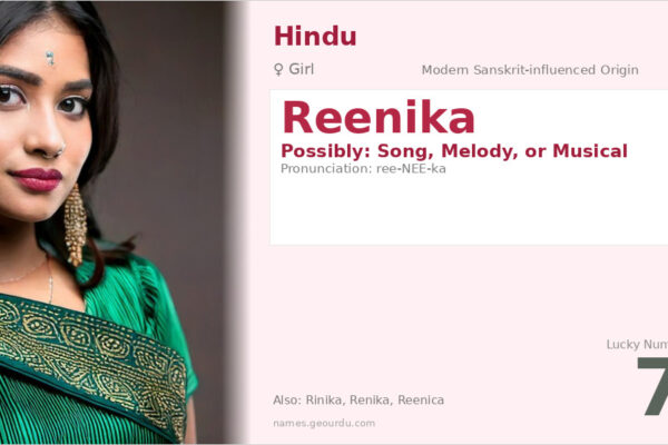 Reenika Name Meaning — Origin, Gender & Details (2025)