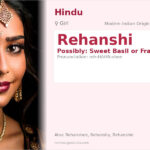 Rehanshi Name Meaning and Details