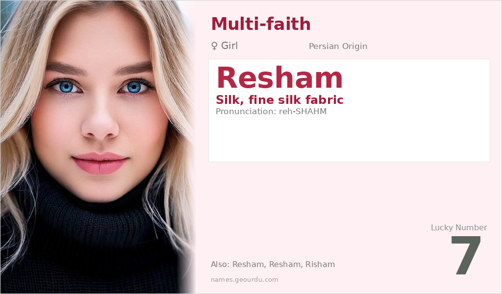 Resham Name Meaning and Details